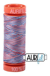 Aurifil Mako 50wt Cotton 200 m 220 yd. spool - 3852 Liberty